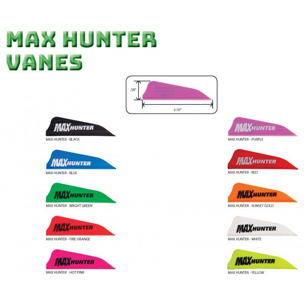 AAE Max Hunter 2.1"  Vanes (50 pk)