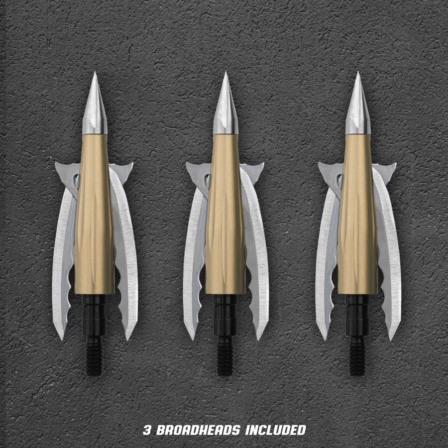Beast Broadheads ALUMINUM 3 PACK