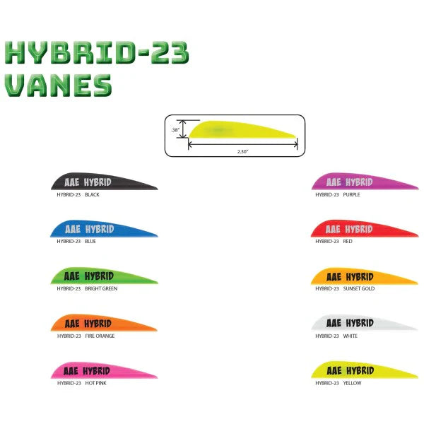 AAE Hybrid 2.3" Vane (12 pk)