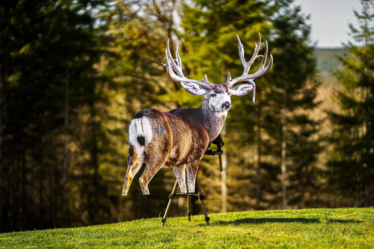 2D Mule Deer Quartering Away Target