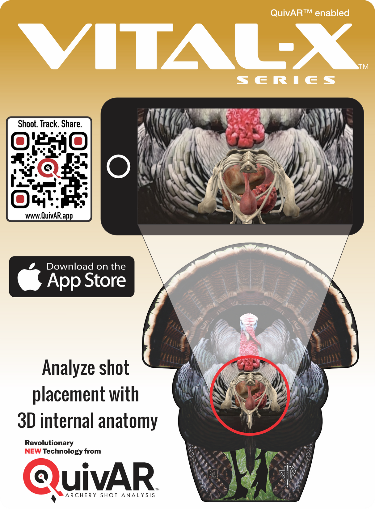 2D Tom Turkey Frontal Target