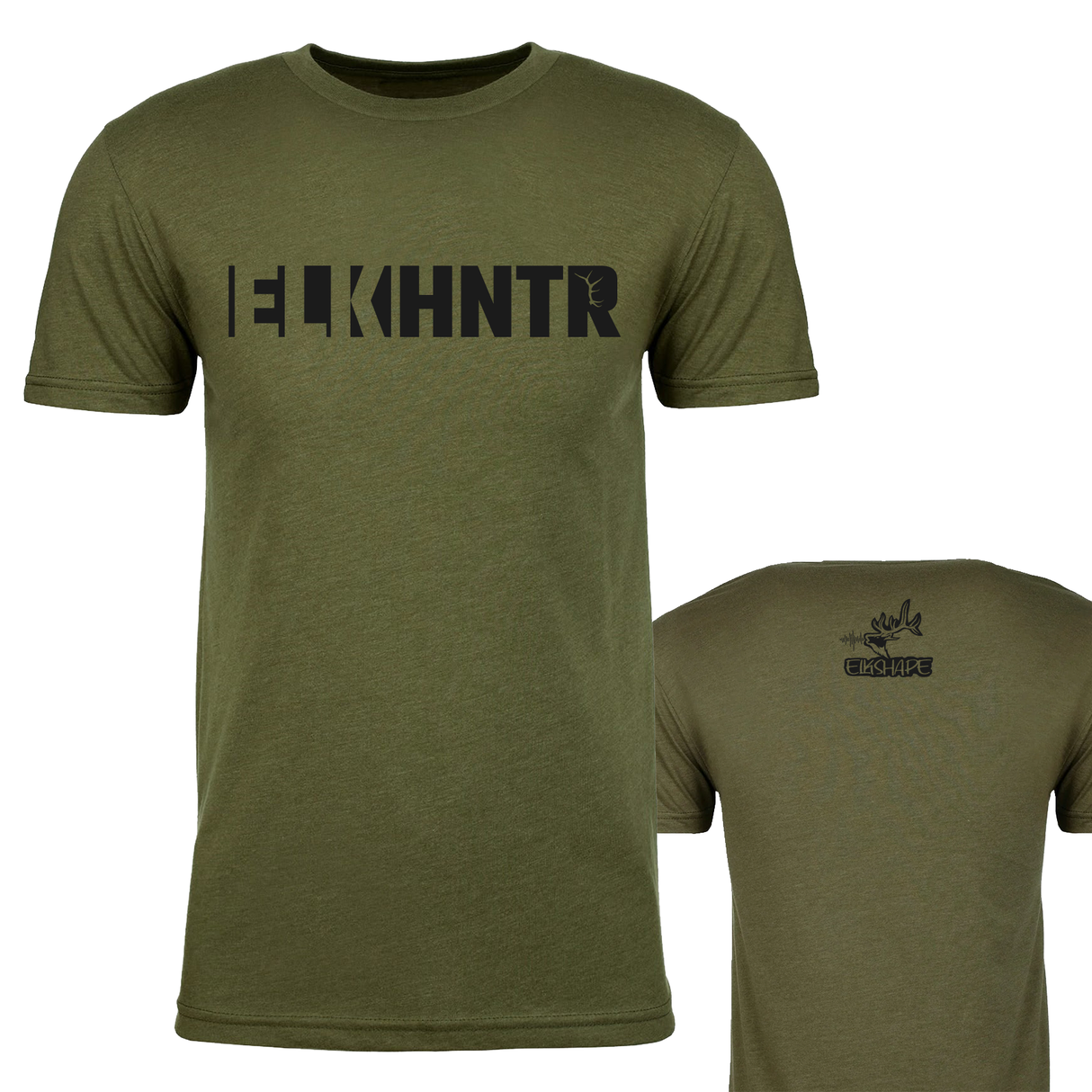 ELKHUNTR Shed Tee Shirt - Military Green