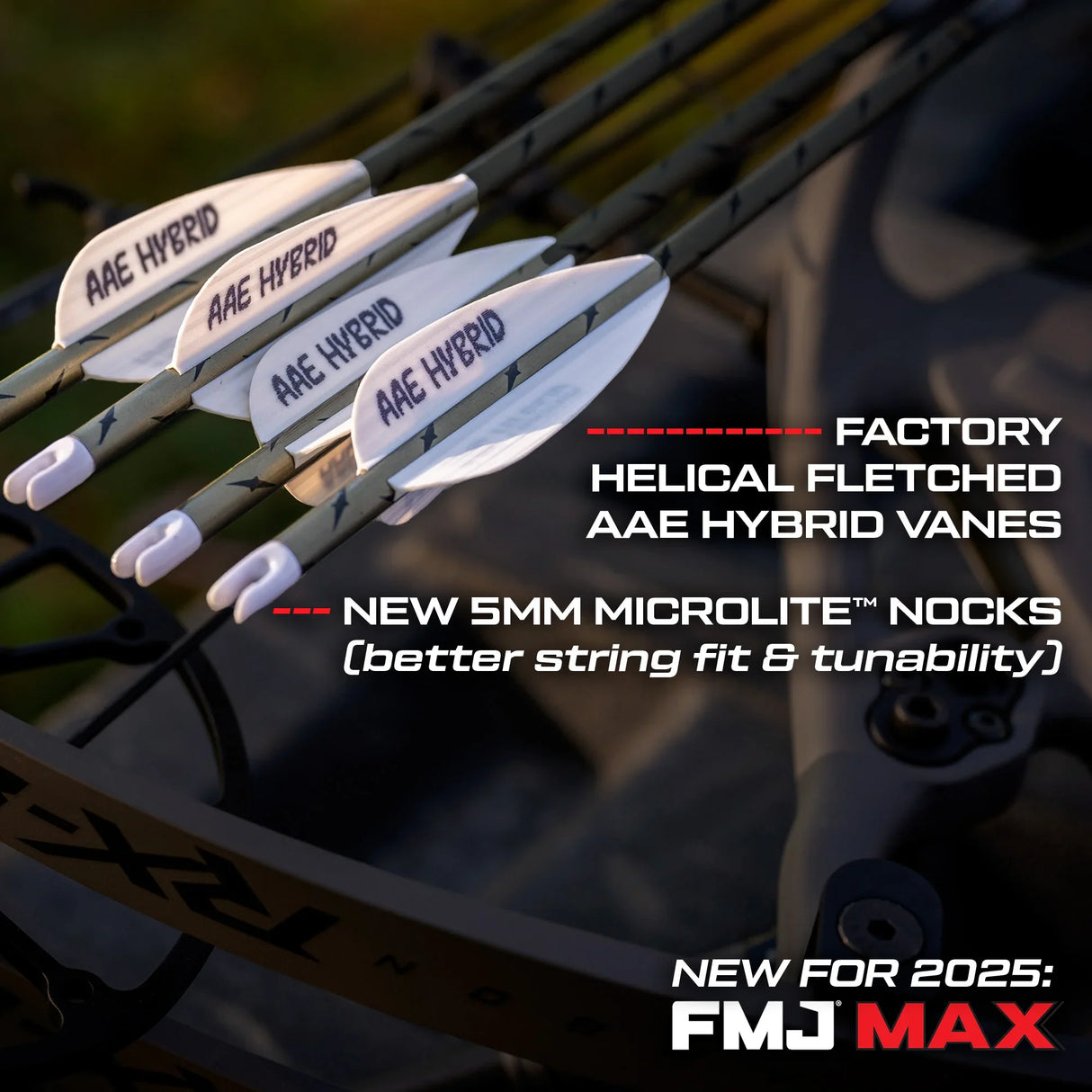 Easton 5MM FMJ MAX FLETCHED 6 pack