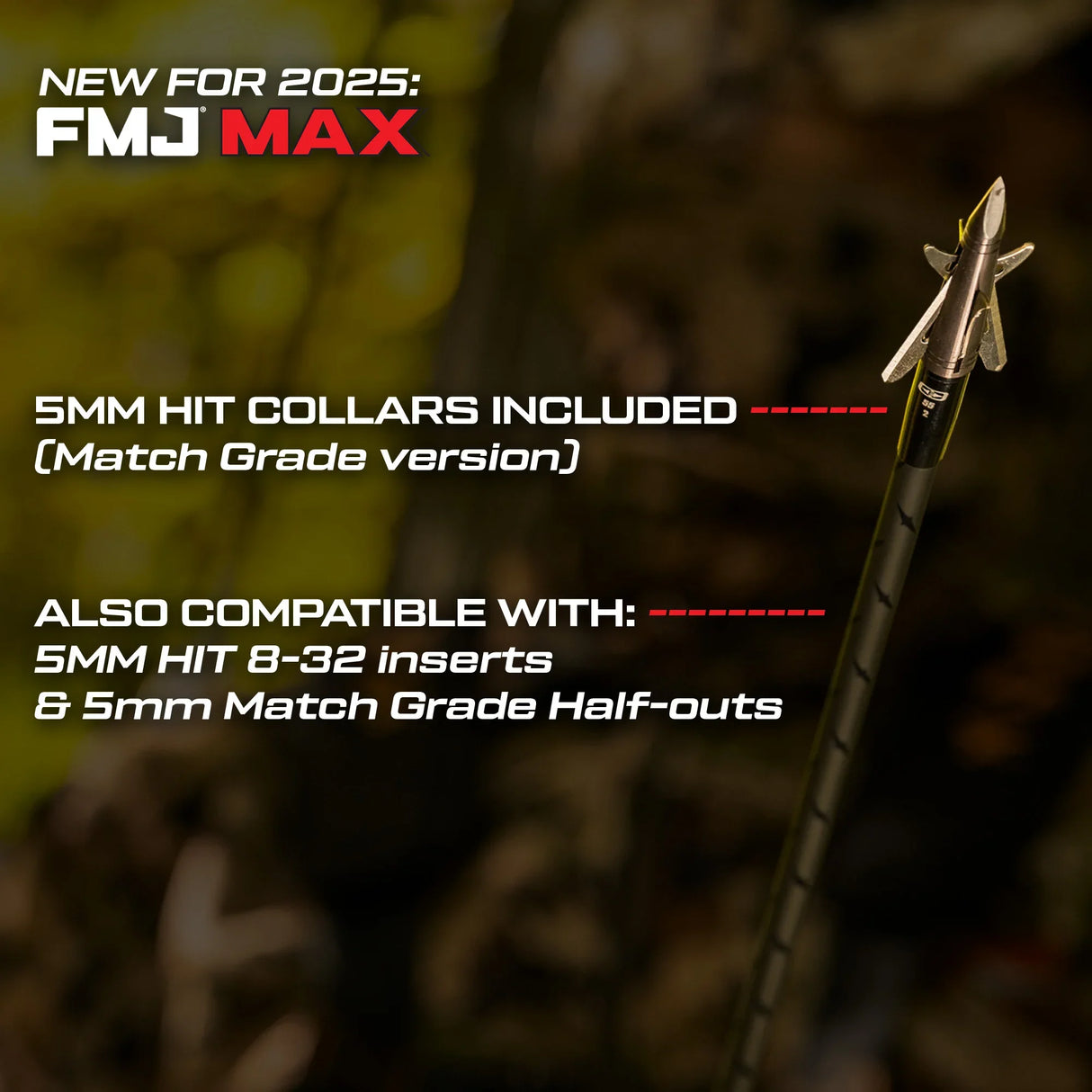 Easton 5MM FMJ MAX FLETCHED 6 pack