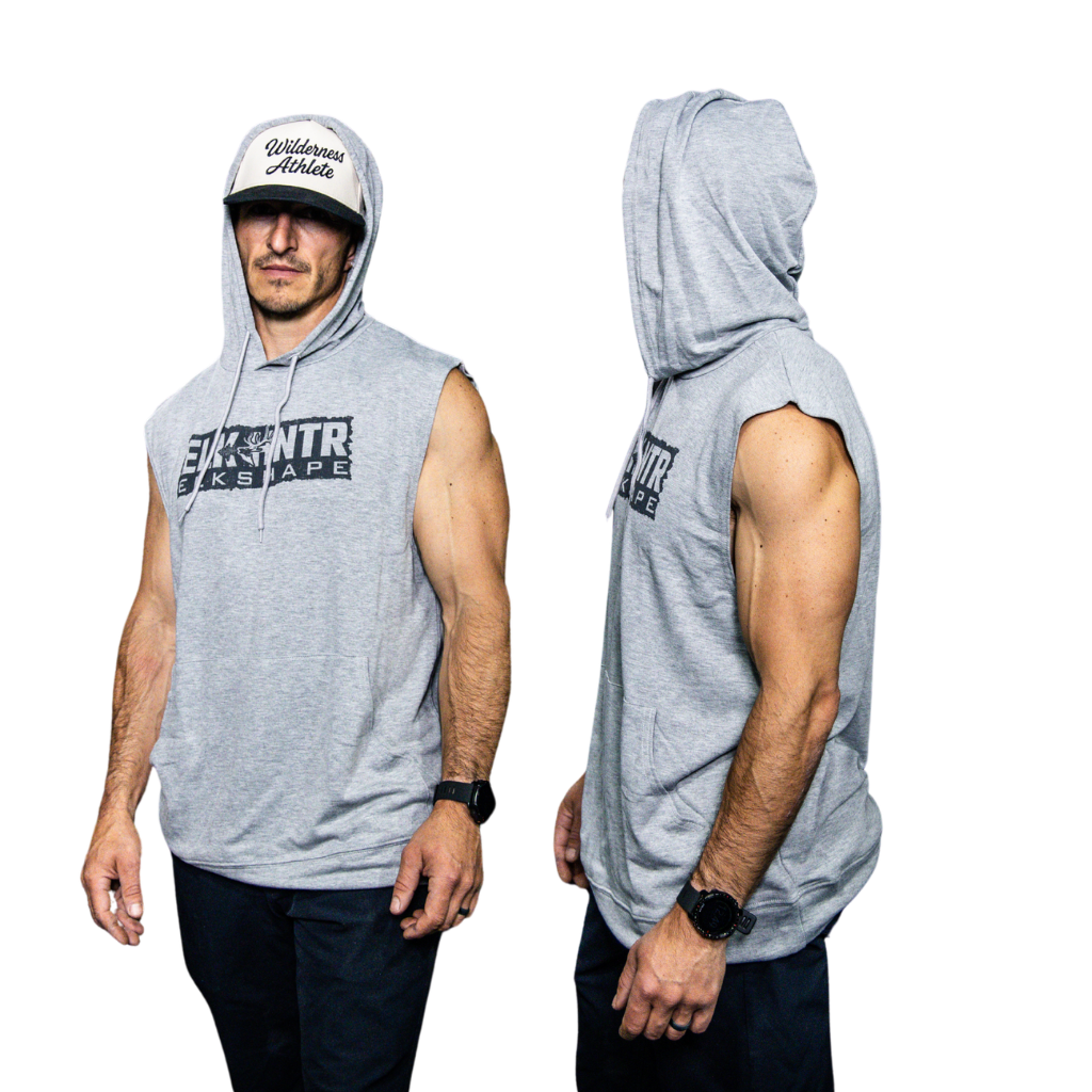 Sleeveless Hoodie - Grey