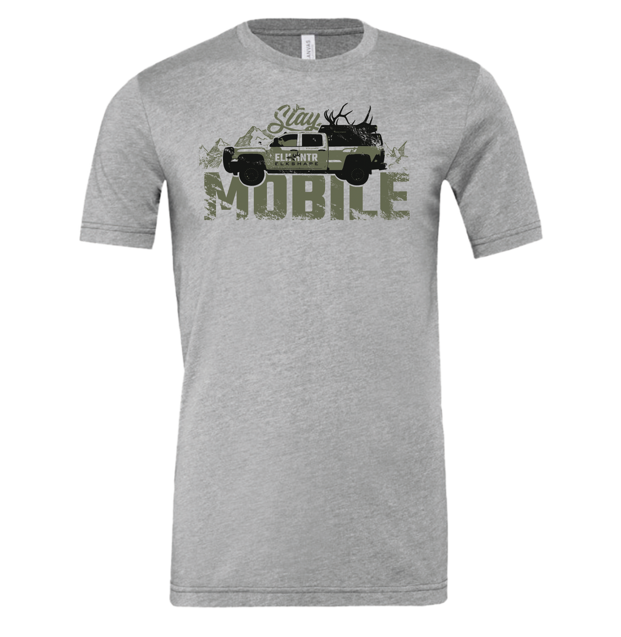 Stay Mobile Tee - Grey