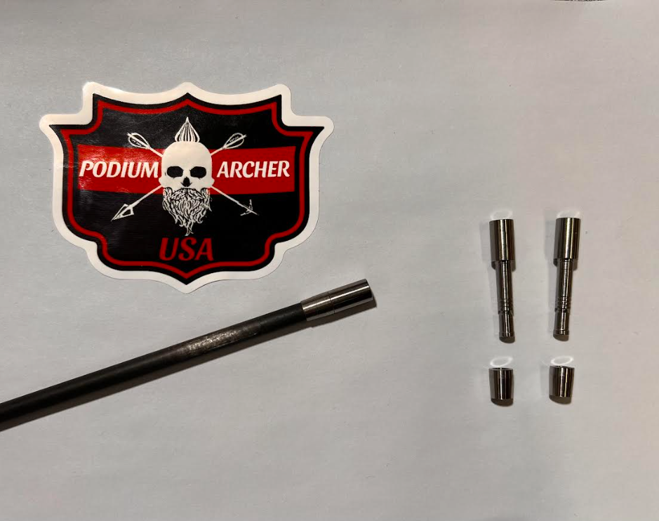 Podium .204 TITANIUM 2-PIECE HALF OUT - 6 pack