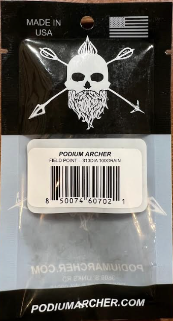 Podium HARDENED STEEL FIELD POINT - 6 pack