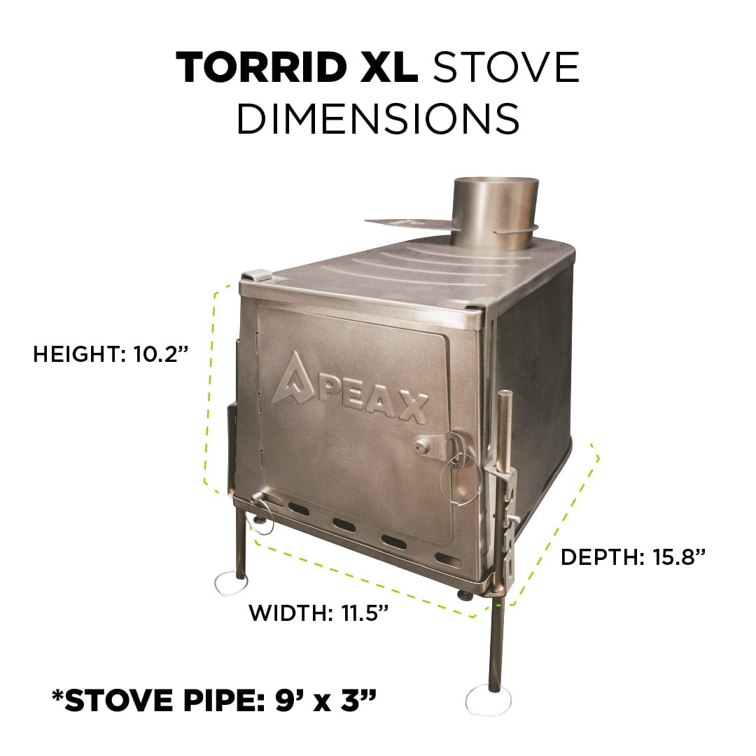 TORRID XL HOT TENT STOVE