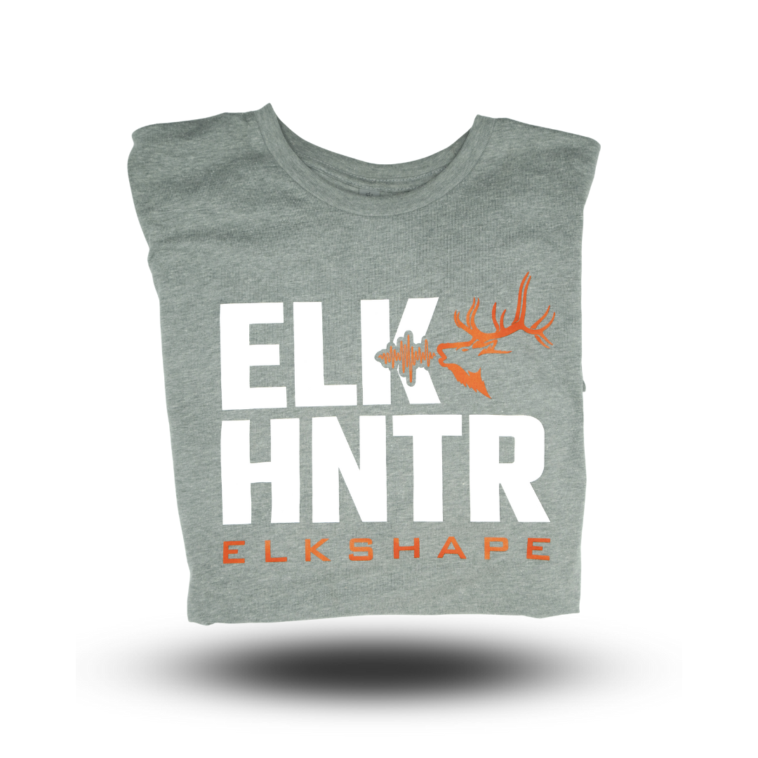 ELKHNTR Bugle Tee Shirt - Grey