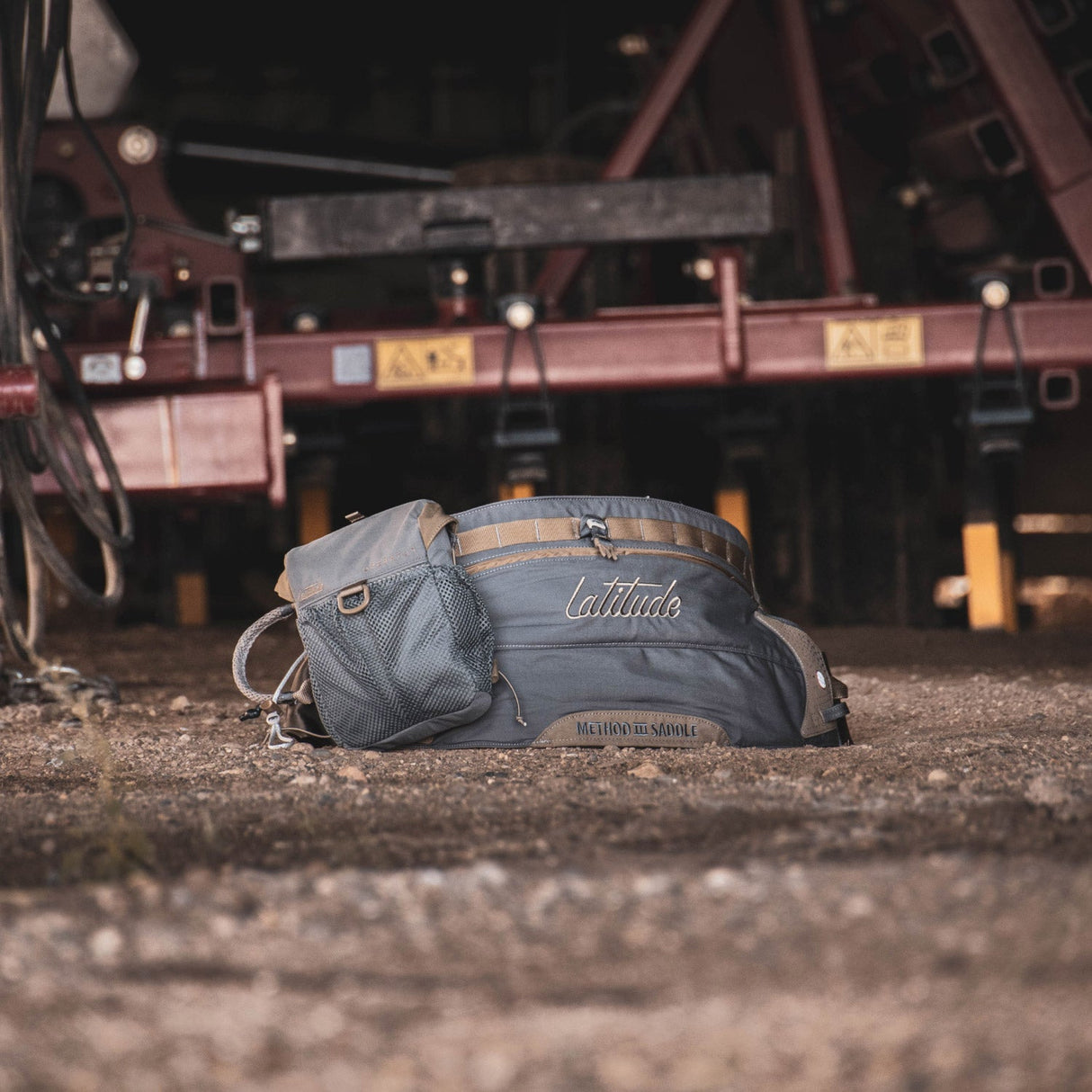 Operator Saddle Pouch - Gray