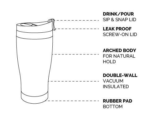 ElkShape Tumbler - 16fl oz