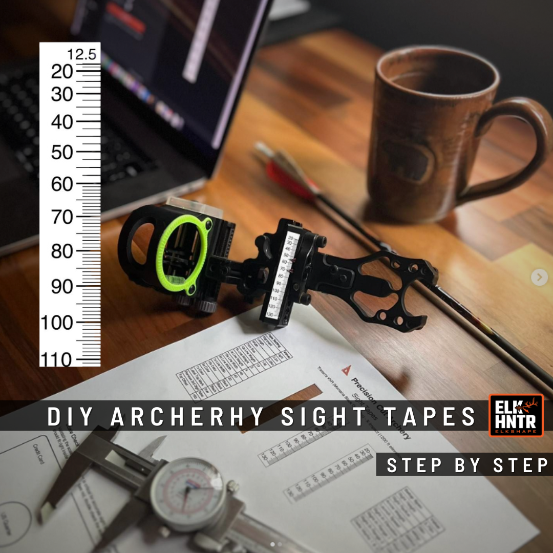 DIY Archery Sight Tapes... Step by Step ElkShape