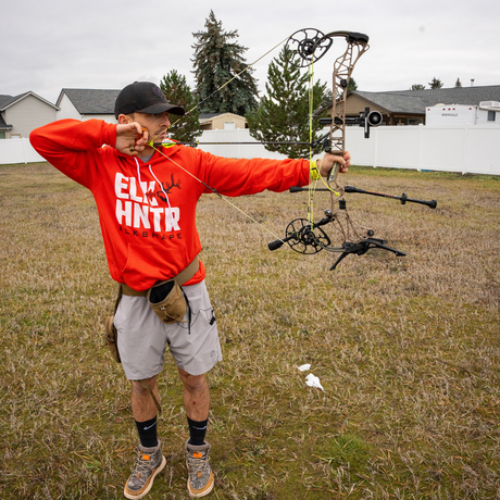 Elk Hunter Hoodie - Fire Orange