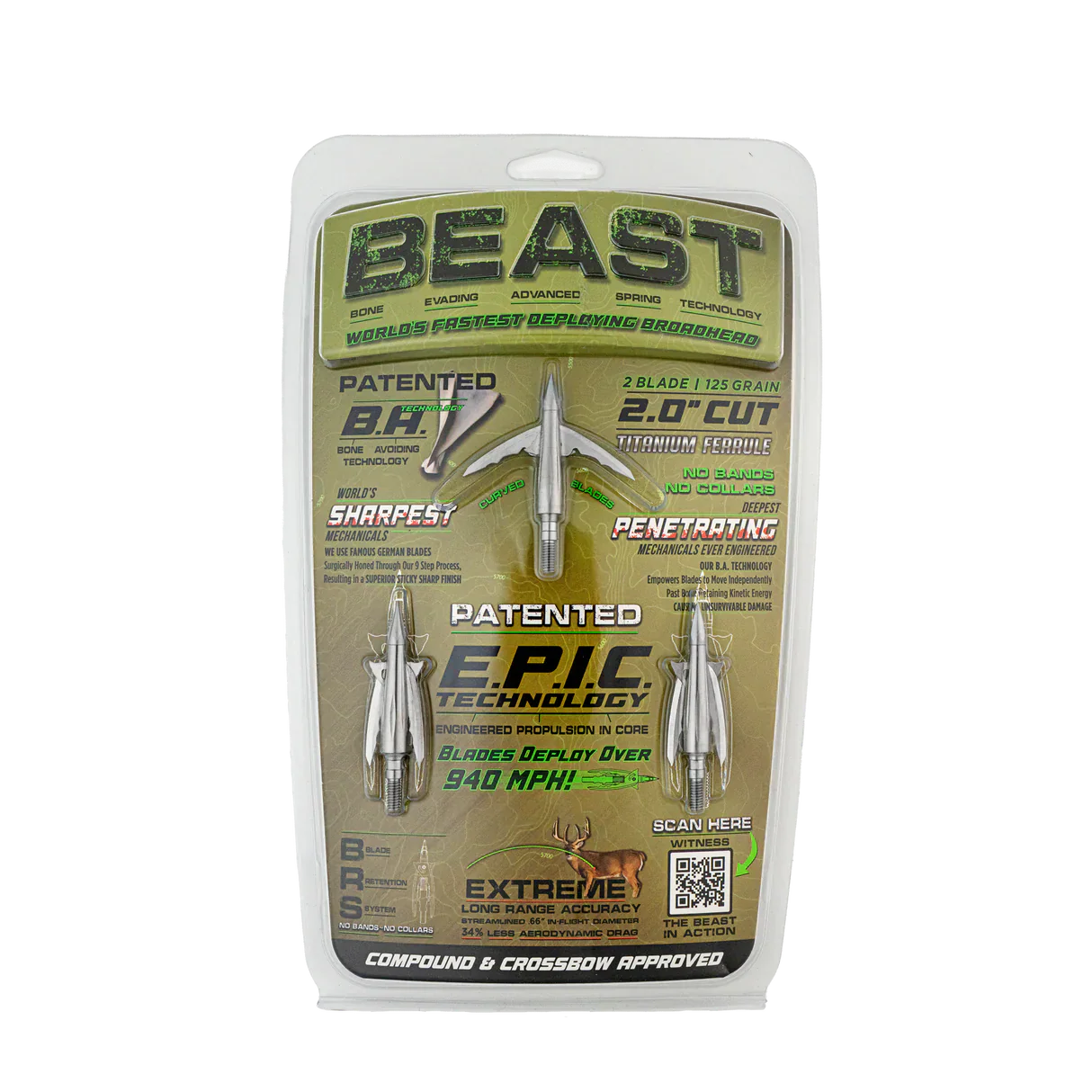 Beast Broadheads TITANIUM 3 PACK