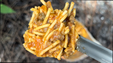 FOUNDATION Outdoors Spaghetti with Meat Sauce Meal