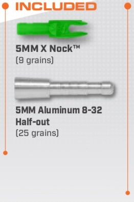 Easton AXIS 5MM SPORT Fletched (6 pack)