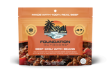 FOUNDATION Outdoors Beef Chili with Beans Meal