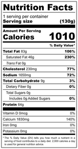 FOUNDATION Outdoors Cheddar Cheese Bites