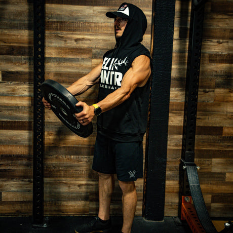 Sleeveless Hoodie - Black