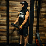 Sleeveless Hoodie - Black