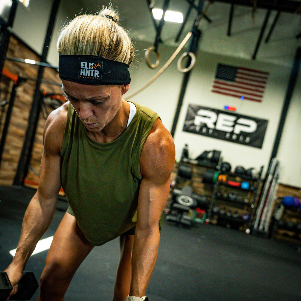 ElkShape ELK HNTR Patch Headband
