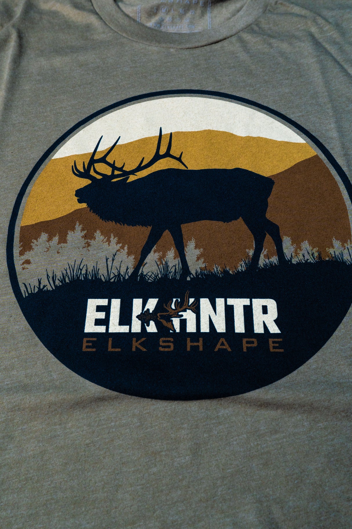 Elk MTN Tee Shirt - Olive