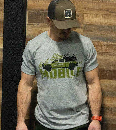 Stay Mobile Tee - Grey