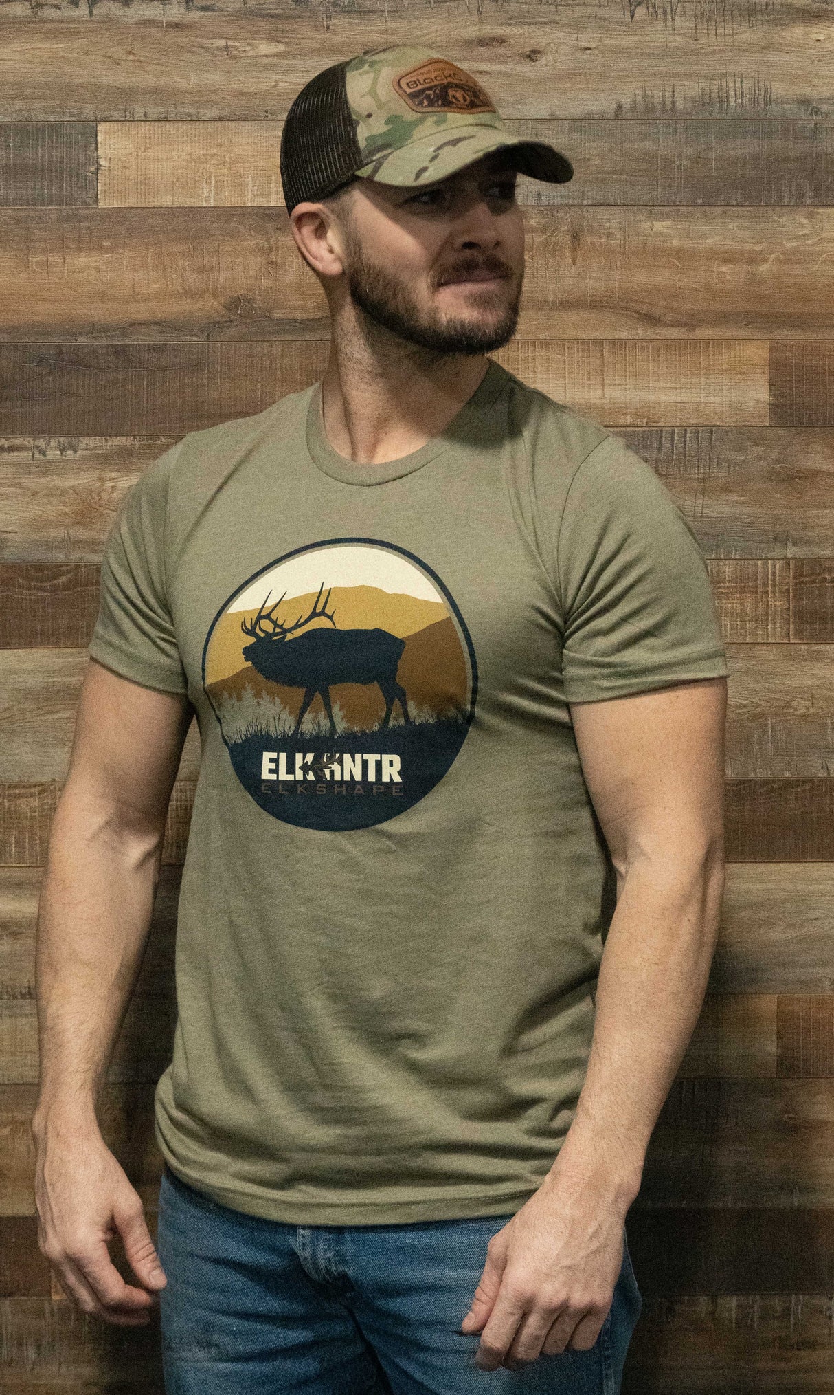 Elk MTN Tee Shirt - Olive