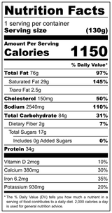 FOUNDATION Outdoors Biscuits & Gravy Meal