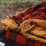 FOAM PAD + PLAID COVER