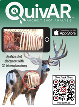 2D Mule Deer Quartering Away Target