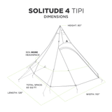 SOLITUDE 4 TIPI TENT [DYNEEMA®]