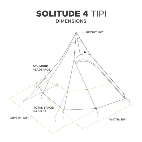 SOLITUDE 4 TIPI TENT [DYNEEMA®]