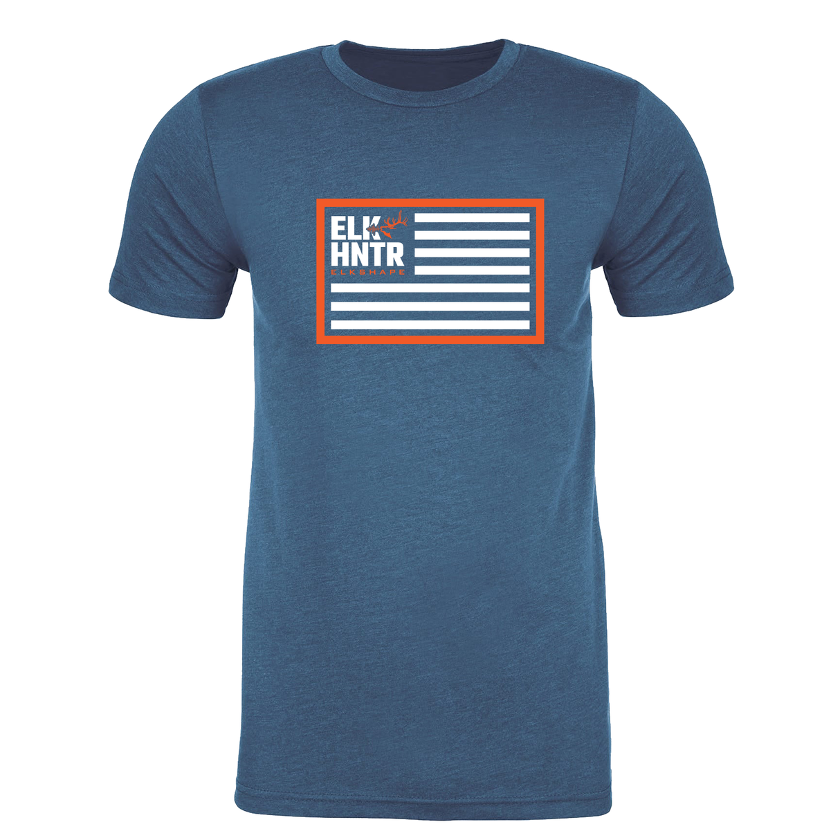 Flag Tee Shirt - Cool Blue