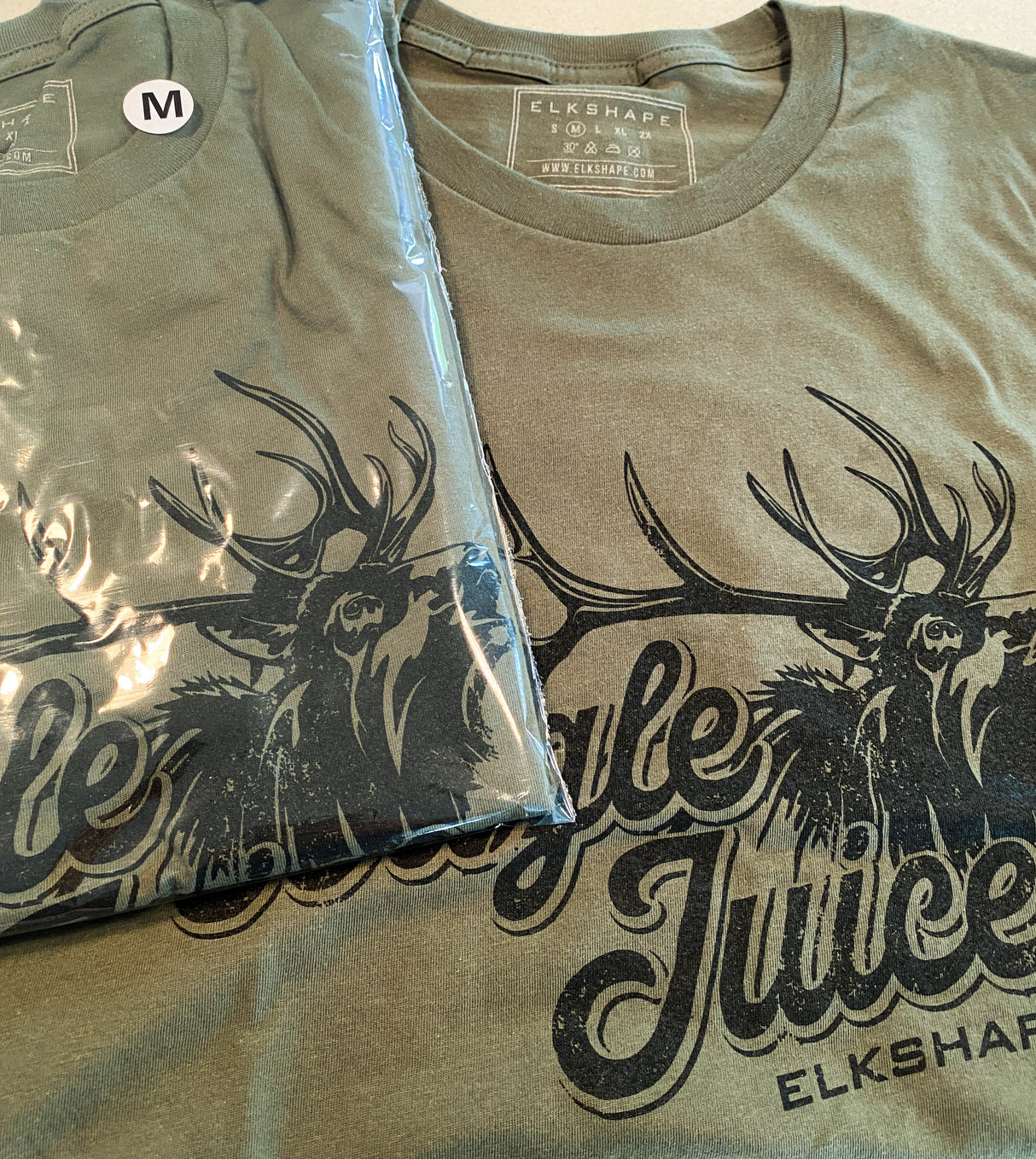 Bugle Juice Tee- Military Green