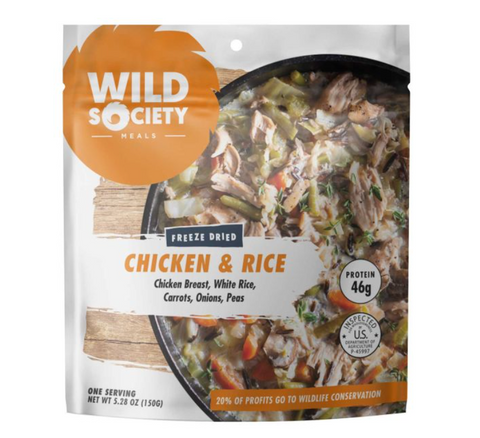 WILD SOCIETY CHICKEN AND RICE