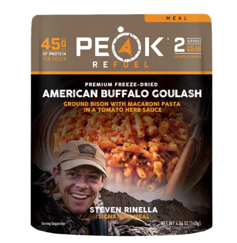 PEAK REFUEL STEVEN RINELLA SIGNATURE BUFFALO GOULASH MEAL