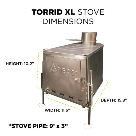 TORRID XL HOT TENT STOVE