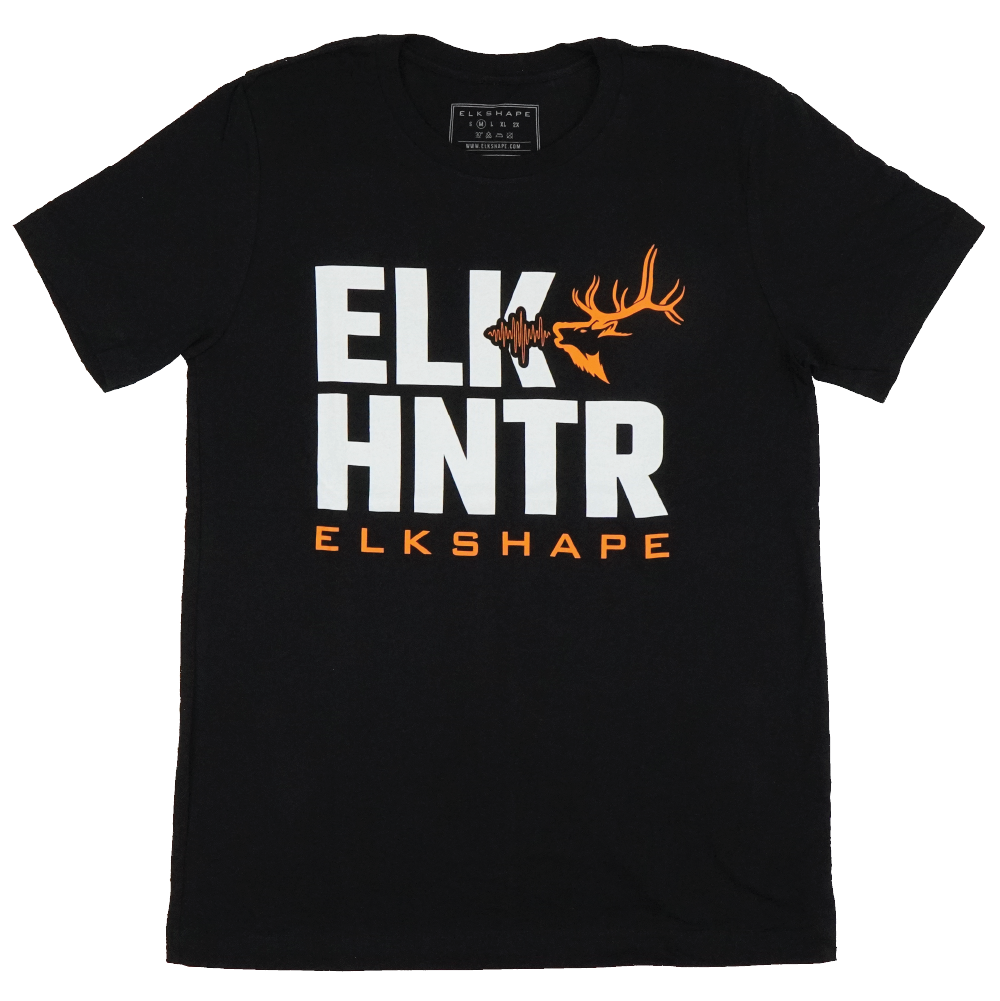 ELKHNTR Bugle Tee Shirt - Black