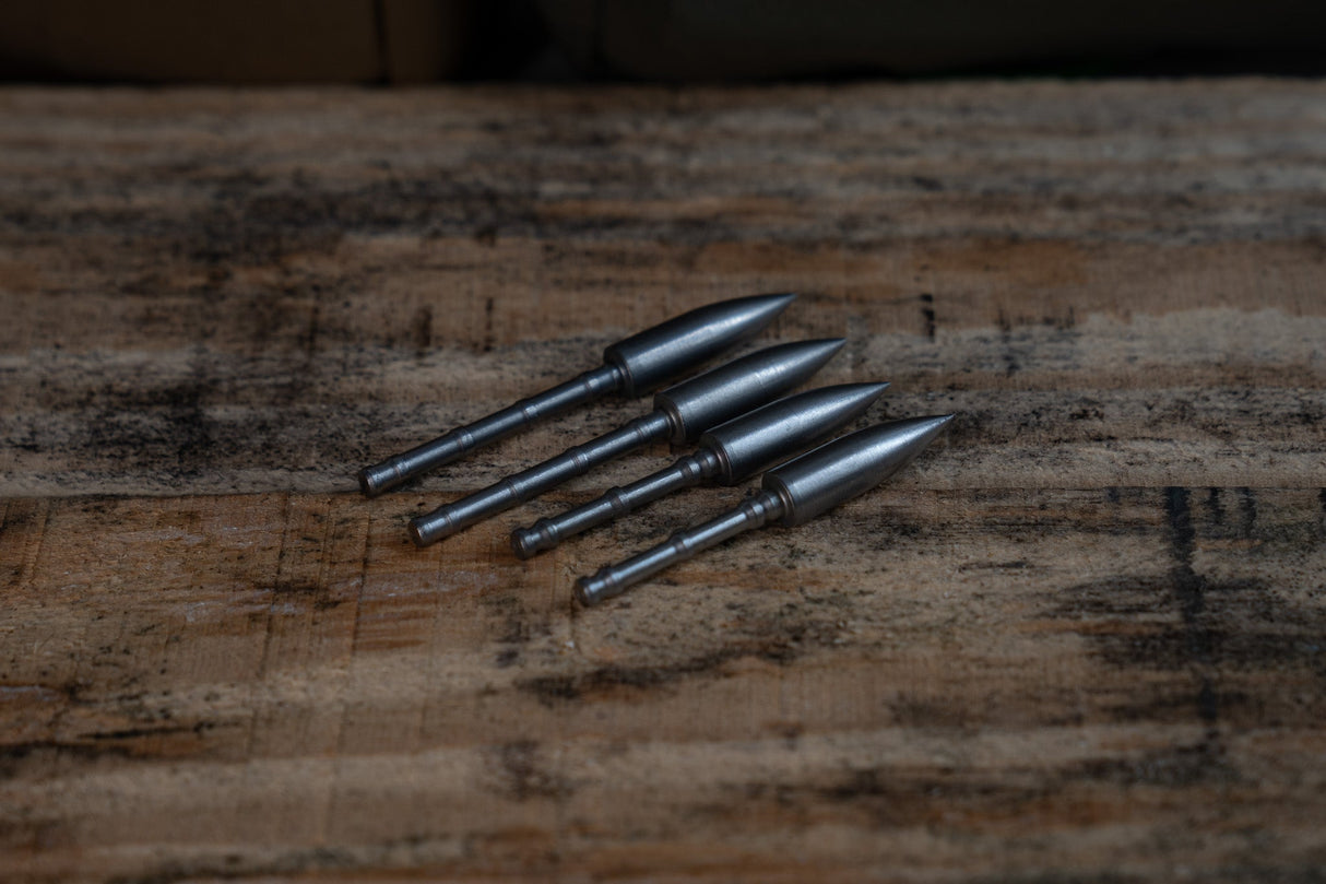 Glue-In Field Points - Hardened 416 Stainless Steel - Perfectly Matched with Our Premium Glue-In Broadheads!