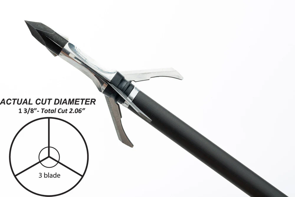 Grim Reaper Razortip Mechanical Broadheads - Thumbnail 4