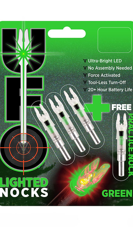 UFO LIGHTED NOCKS (3 pack) – ElkShape