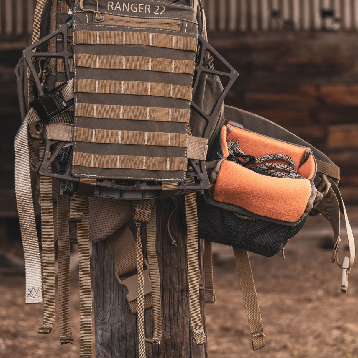 Operator Saddle Pouch - Gray