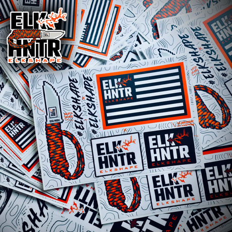 Elk Shape Slap Sticker Sheet