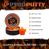 Pyro Putty Waterproof Fire Starter 2oz